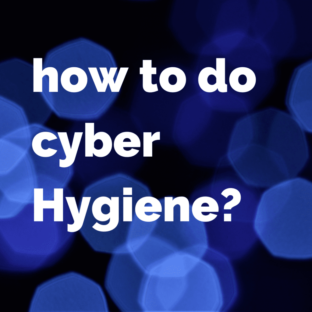 cyber hygiene check list