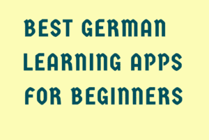 Best German Learning apps