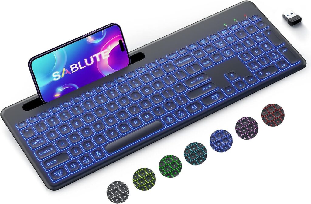 Enhance Your Typing Experience with the Quiet Typing Wireless Keyboard