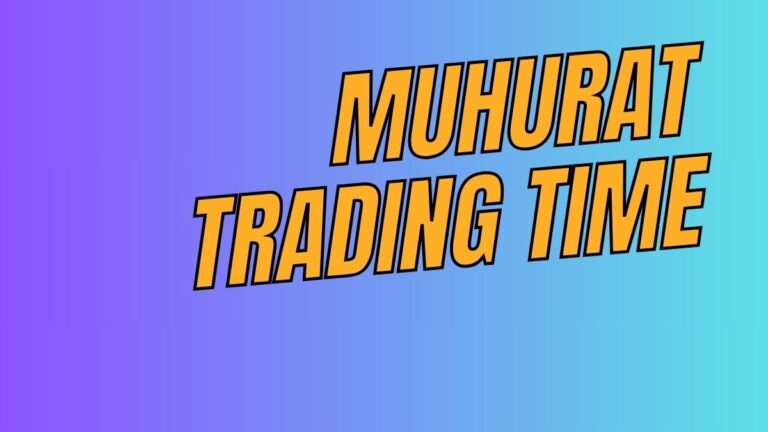 Muhurat Trading Time